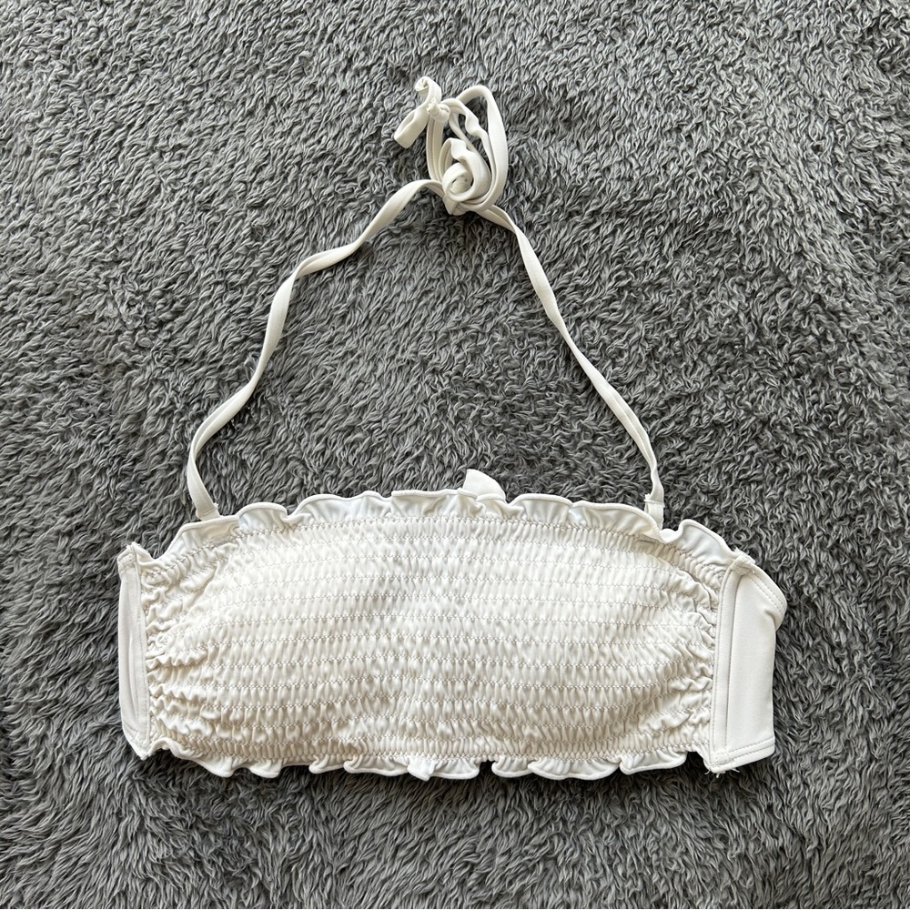 White bikini top